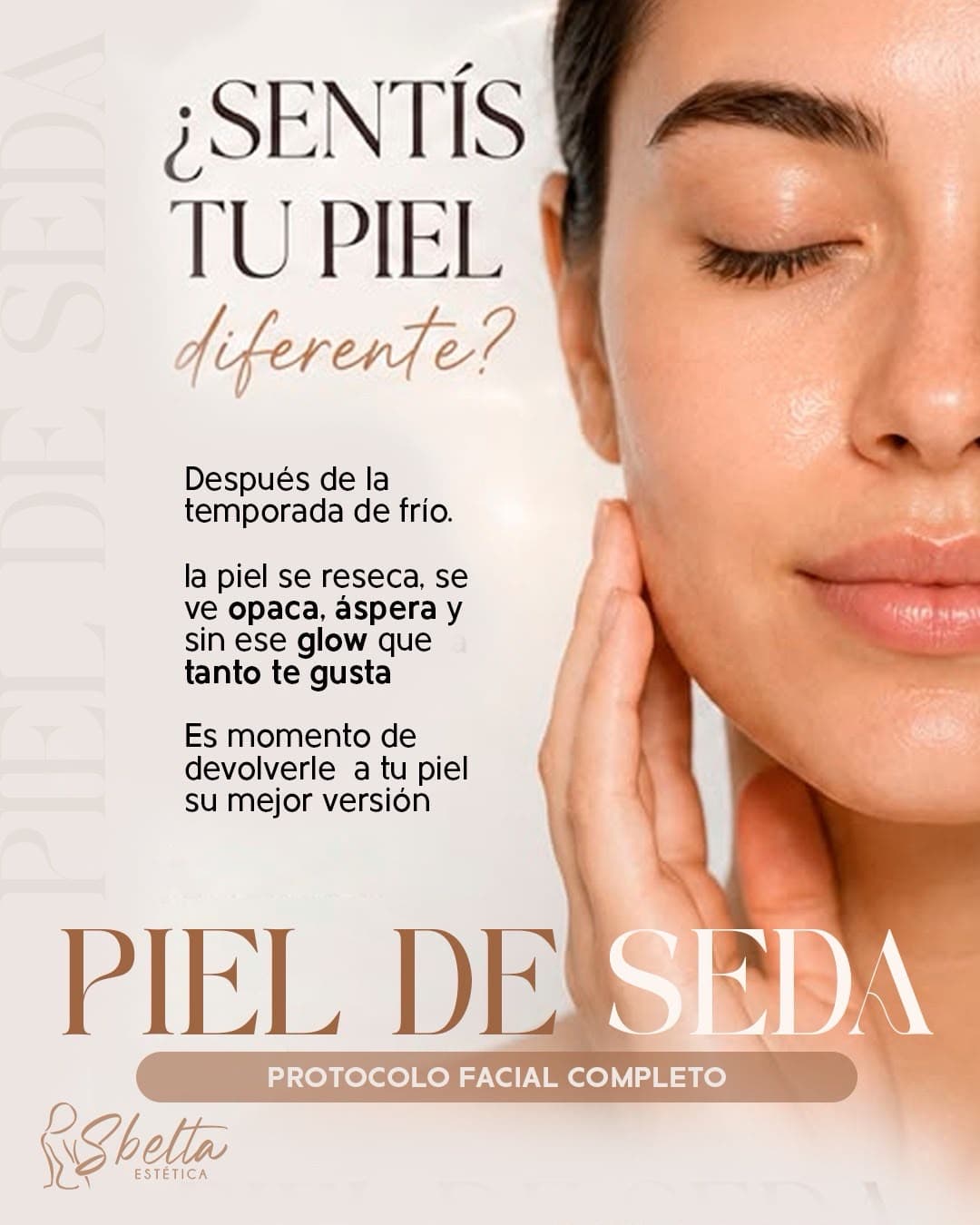 Derma Glow – Piel de Seda: protocolo facial de Sbelta Estética