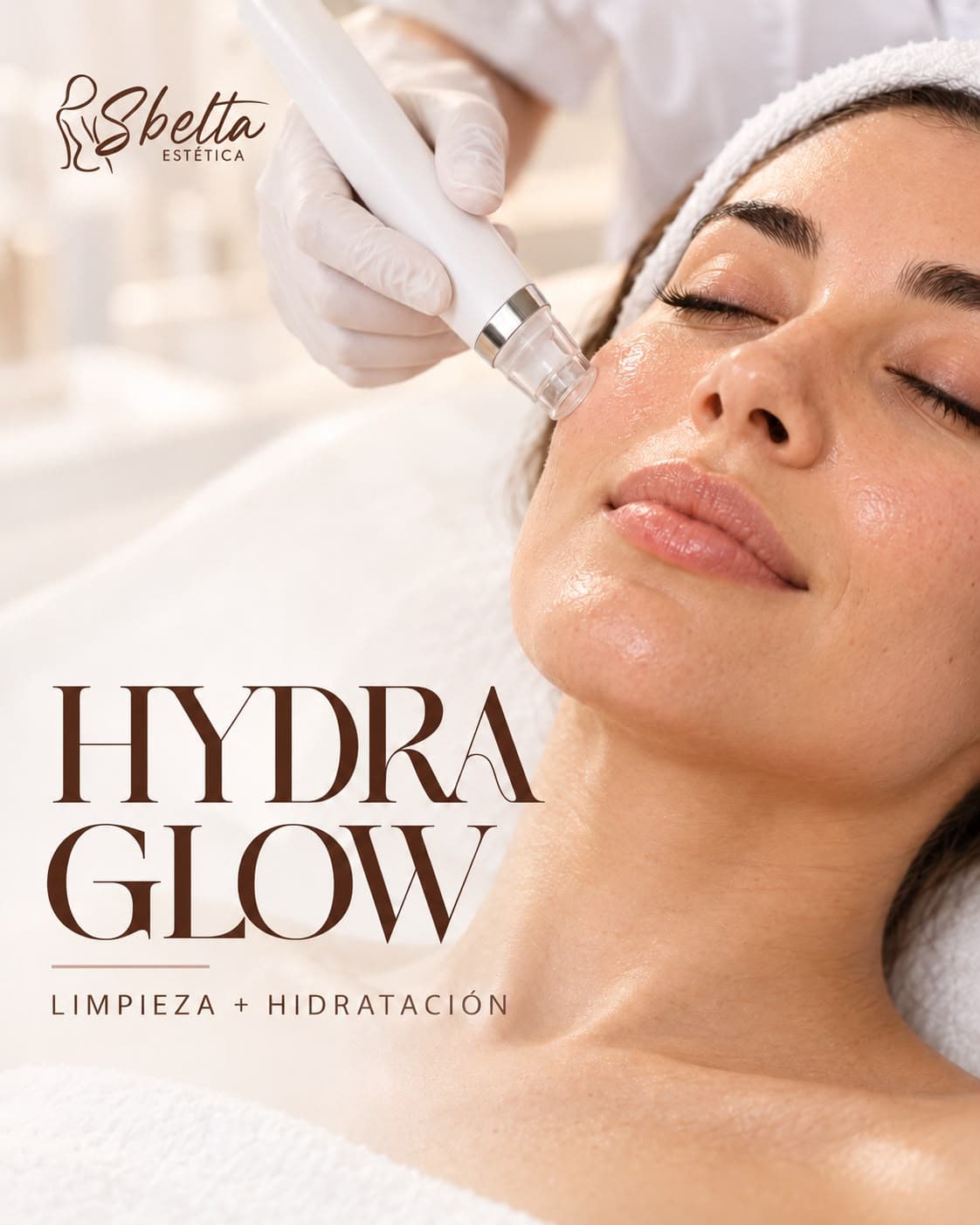 Hydra Glow: protocolo facial de Sbelta Estética